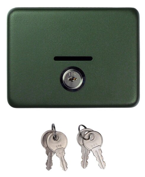 Kazeta na krátké zbraně GUNBOX, 90 x 300 x 240 mm, mechanický - na klíč