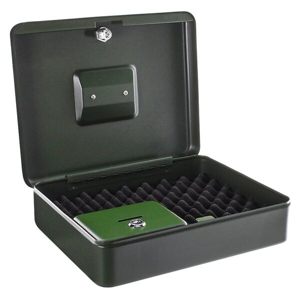 Kazeta na krátké zbraně GUNBOX, 90 x 300 x 240 mm, mechanický - na klíč