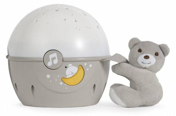 Chicco Projektor s melodií Next 2 Stars - Medvídek béžový