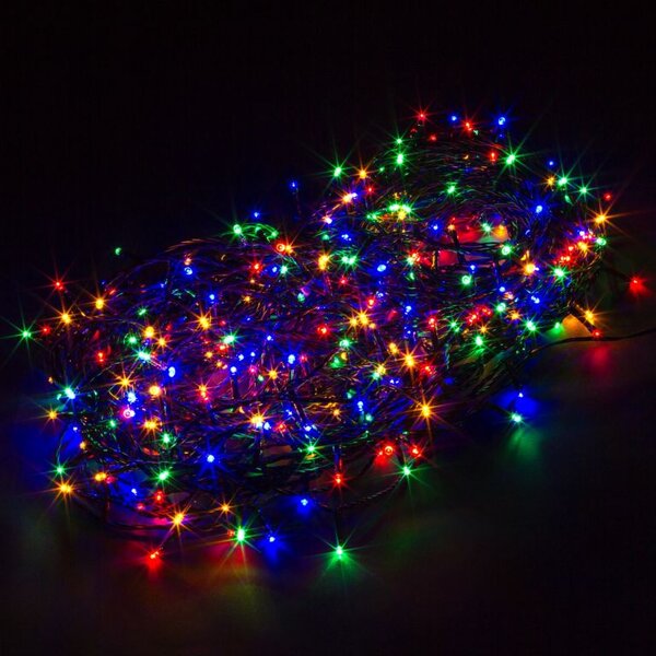 VOLTRONIC Vánoční řetěz 40 m, 400 LED, barevný, ovladač