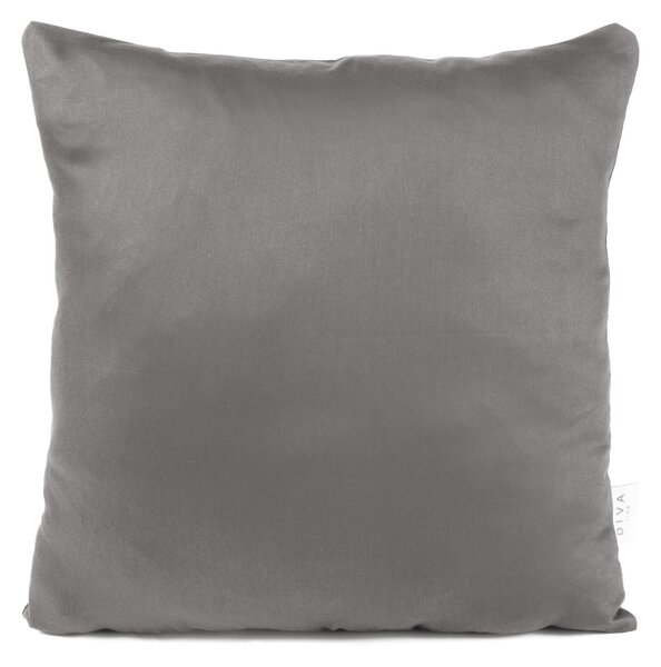 SATÉNOVÝ POVLAK NA POLŠTÁŘ DINA 40X40 CM ŠEDÁ