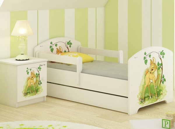 BabyBoo Dětská postel LUX s motivem Bambi, 140 x 70 cm