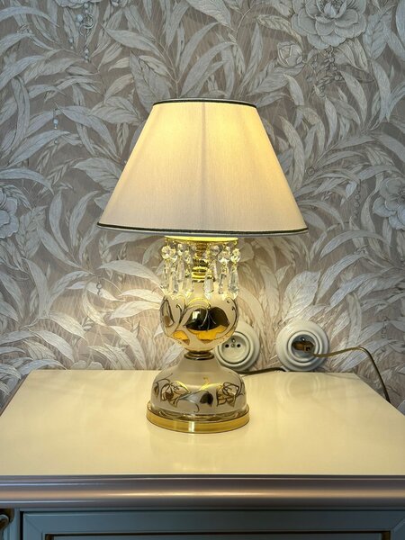 Stolní lampa ES505119, Varianta Zlatá