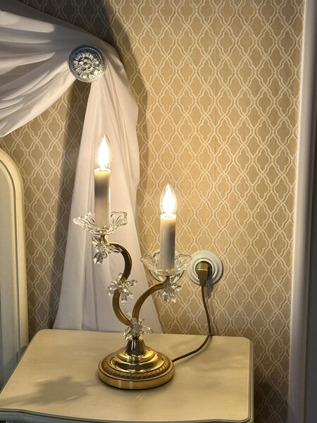 Stolní lampa Marie Terezie S-MAR-01*, Varianta Zlatá