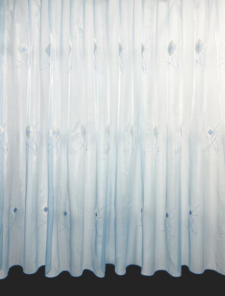 Organza látka /platno GLORIA 129-108 modrá