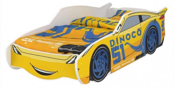 Nellys Dětská postel Super Car DINO 160 x 80 cm