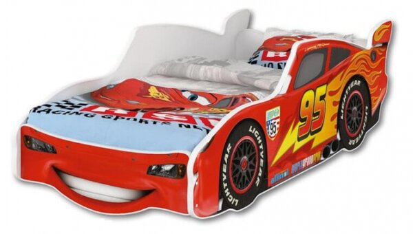 Nellys Dětská postel Super Car McQueen 160 x 80 cm