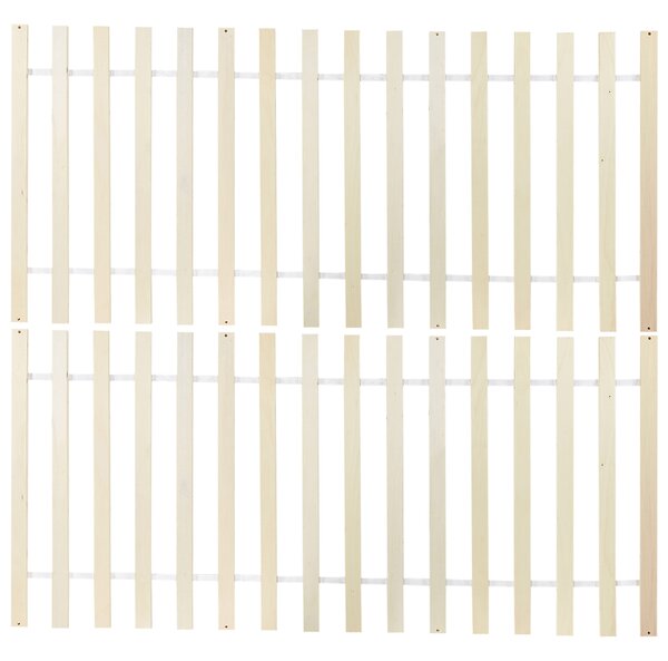 Postel Borovicové dřevo VANNES 140 x 200 cm Světle hnědá