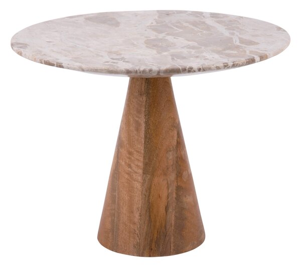 Konferenční stolek Holt ⌀40 cm hnědý