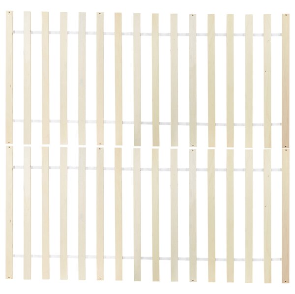 Postel Borovicové dřevo VANNES 160 x 200 cm Světle hnědá