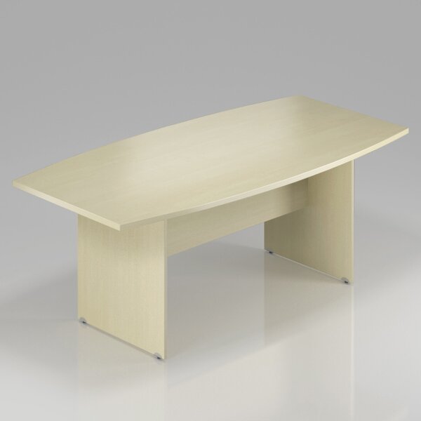 NABYTEK-DESIGNOVY.CZ - Konferenční stůl KOMFORT, dřevěná podnož, 200×100×76 cm, javor – SKA33 12