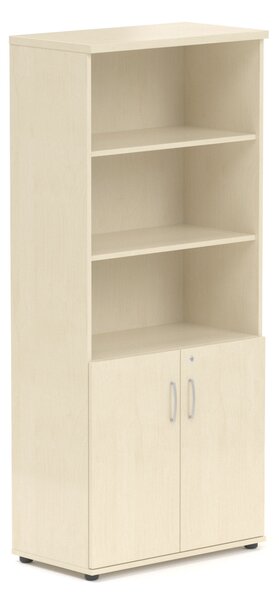 NABYTEK-DESIGNOVY.CZ - Kancelářská skříň KOMFORT, 80×38,5×183,5 cm, dveře 2/5, calvados – S582 03