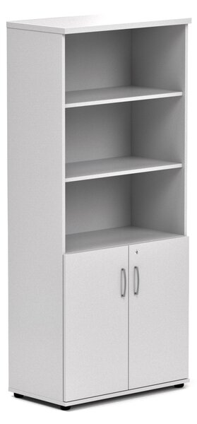 NABYTEK-DESIGNOVY.CZ - Kancelářská skříň KOMFORT, 80×38,5×183,5 cm, dveře 2/5, calvados – S582 03
