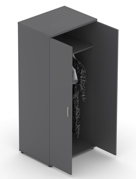 NABYTEK-DESIGNOVY.CZ - Kancelářská skříň šatní KOMFORT, 80×60×183,5 cm, buk – SU5856 11