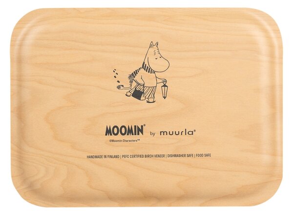 Muurla Podnos Moomin Let it snow 27x20cm