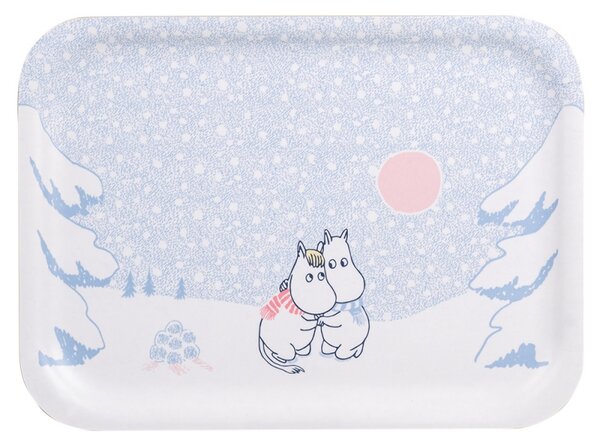 Muurla Podnos Moomin Let it snow 27x20cm