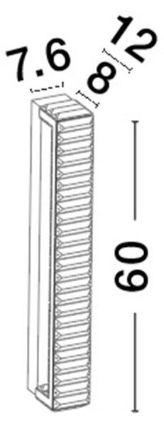 Nova Luce Nástěnné designové svítidlo Aurelia, d. 60cm, zlaté