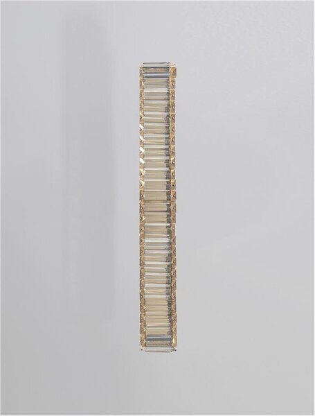Nova Luce Nástěnné designové svítidlo Aurelia, d. 60cm, zlaté