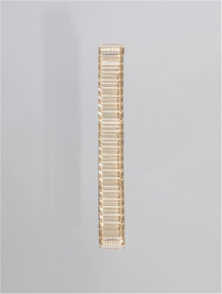 Nova Luce Nástěnné designové svítidlo Aurelia, d. 60cm, zlaté