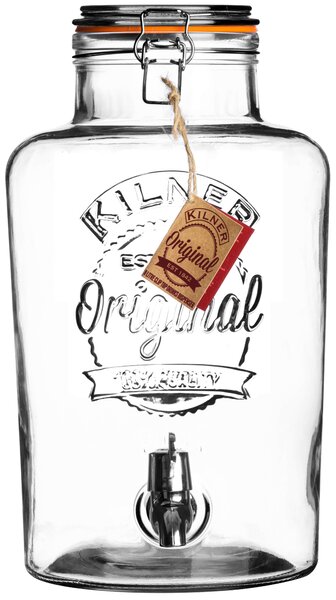 Skleněný soudek KILNER s kohoutkem 5,0 l 0025.405