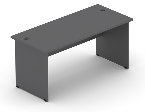 NABYTEK-DESIGNOVY.CZ - Kancelářský stůl KOMFORT, dřevěná podnož, 160×70×76 cm, calvados – BKA16 03