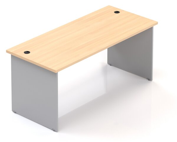 NABYTEK-DESIGNOVY.CZ - Kancelářský stůl KOMFORT, dřevěná podnož, 160×70×76 cm, calvados – BKA16 03
