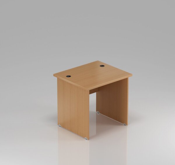 NABYTEK-DESIGNOVY.CZ - Kancelářský stůl KOMFORT, dřevěná podnož, 80×70×76 cm, buk – BKA08 11