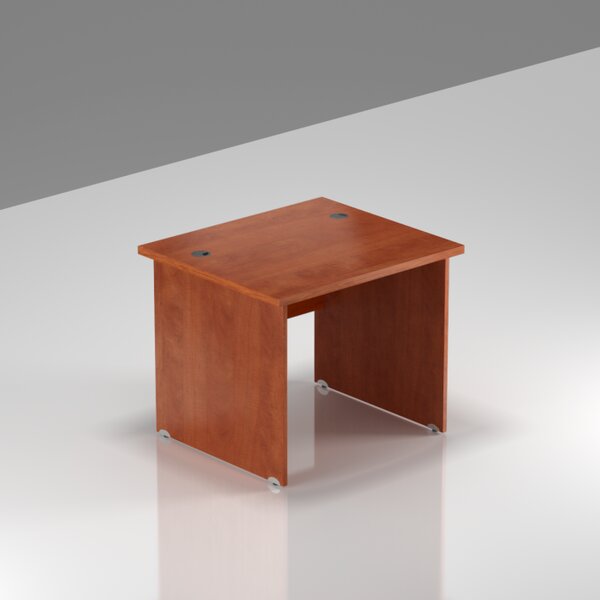 NABYTEK-DESIGNOVY.CZ - Kancelářský stůl KOMFORT, dřevěná podnož, 80×70×76 cm, calvados – BKA08 03