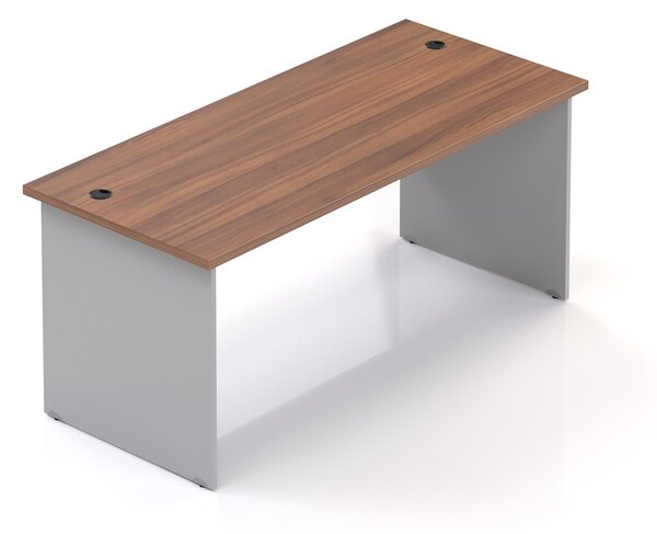 NABYTEK-DESIGNOVY.CZ - Kancelářský stůl KOMFORT, dřevěná podnož, 160×70×76 cm, calvados – BKA16 03