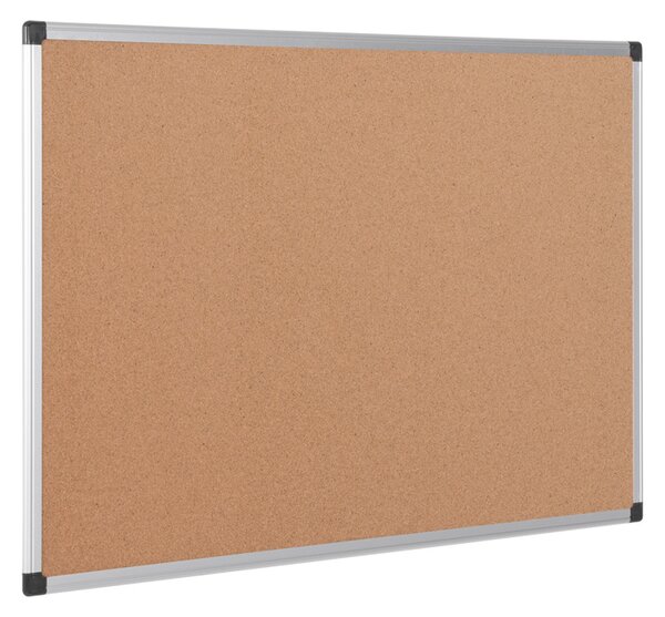 Korková nástěnka, 1200 x 900 mm, eloxovaný rám