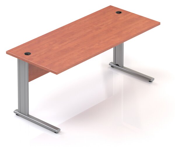 NABYTEK-DESIGNOVY.CZ - Kancelářský stůl KOMFORT, kovová podnož, 160×70×76cm, buk – BPR16 11