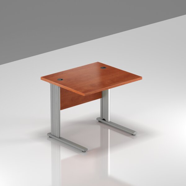 NABYTEK-DESIGNOVY.CZ - Kancelářský stůl KOMFORT, kovová podnož, 80×70×76cm, calvados – BPR08 03
