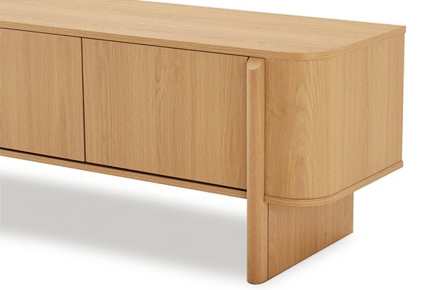-25 % Dny MOMENTI– Somcasa TV stolek Sydney 160 x 42 cm s dubovým dekorem