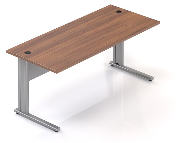 NABYTEK-DESIGNOVY.CZ - Kancelářský stůl KOMFORT, kovová podnož, 160×70×76cm, buk – BPR16 11