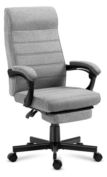 Huzaro Kancelářská židle Boss 4.4 s výsuvnou podnožkou - šedá