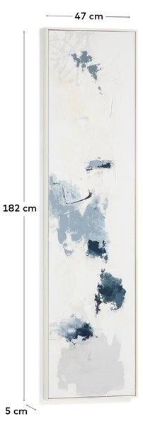 Kave Home Abstraktní obraz Erale 182 x 47 cm