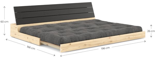 Karup Design Rozkládací pohovka Base 196 cm