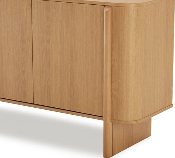-25 % Dny MOMENTI– Somcasa Komoda Sydney 160 x 42 cm s dubovým dekorem