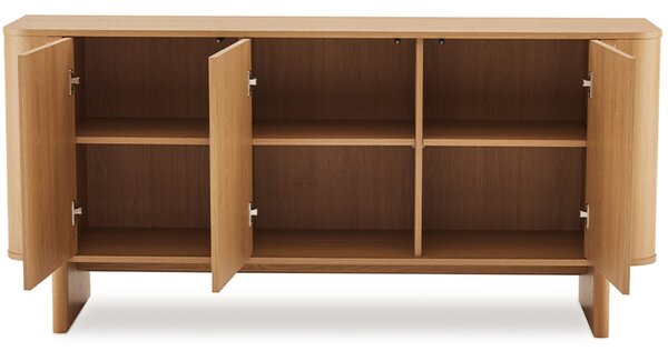 -25 % Dny MOMENTI– Somcasa Komoda Sydney 160 x 42 cm s dubovým dekorem