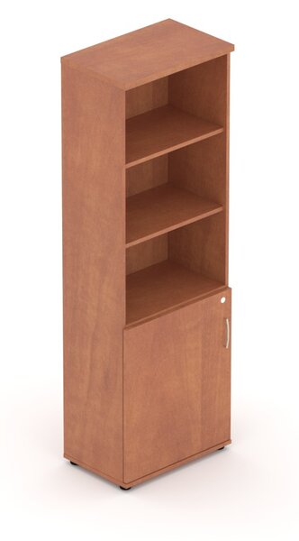 NABYTEK-DESIGNOVY.CZ - Kancelářská skříň KOMFORT, 60×38,5×183,5 cm, dveře 2/5, buk – S562 11