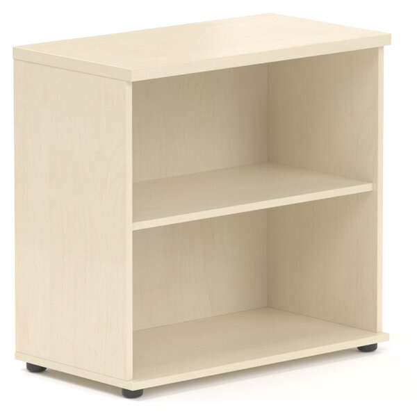 NABYTEK-DESIGNOVY.CZ - Kancelářský regál KOMFORT, 80×38,5×76 cm, bez dveří, calvados – SB280 03