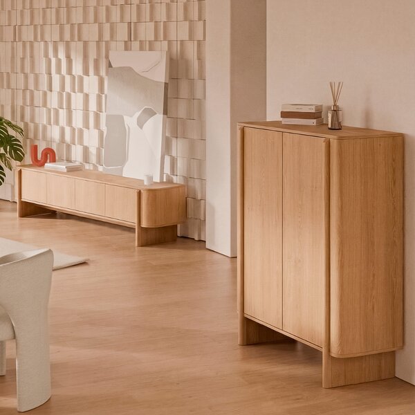 Somcasa Komoda Sydney 100 x 42 cm s dubovým dekorem