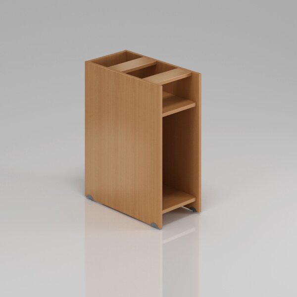 NABYTEK-DESIGNOVY.CZ - PC kontejner 30×57 KOMFORT 30×57×73,2 cm, pod stůl, buk – K20 11