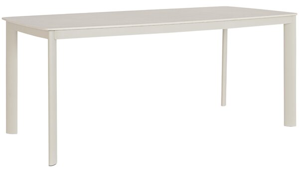 Bizzotto Krémový zahradní stůl Alcora 180 x 90 cm s keramickou deskou