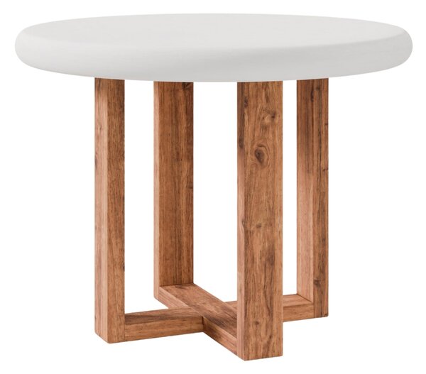Somcasa Bílý jídelní stůl Violette 100 cm