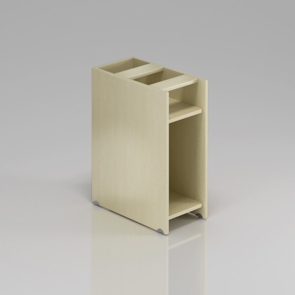 NABYTEK-DESIGNOVY.CZ - PC kontejner 30×57 KOMFORT 30×57×73,2 cm, pod stůl, javor – K20 12