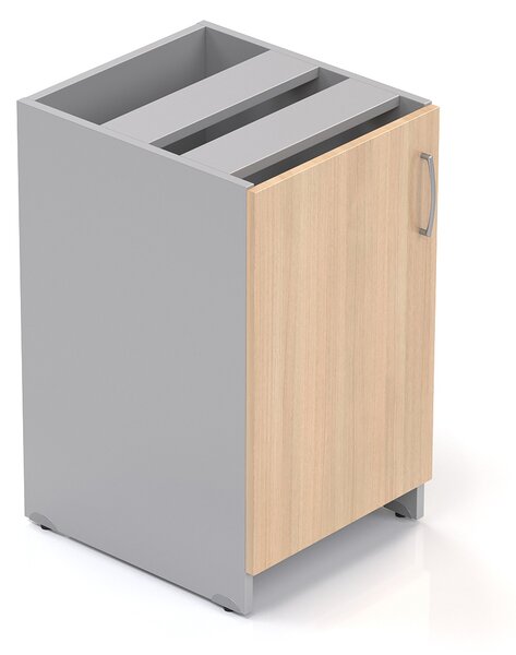 NABYTEK-DESIGNOVY.CZ - Kontejner přístavný KOMFORT 47×50×76, s dveřmi, javor – KD50 12