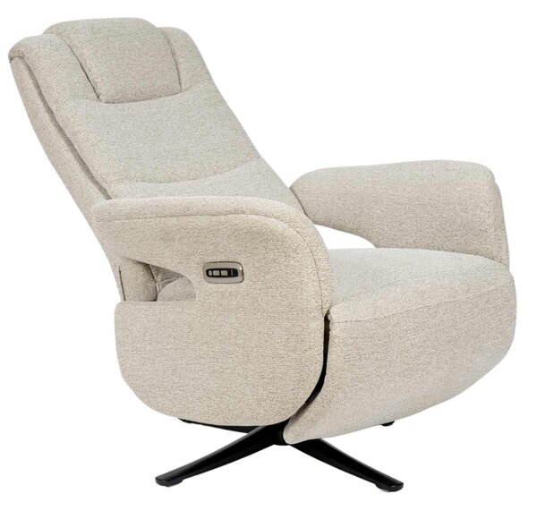 Somcasa Béžové relaxační otočné křeslo Satomi