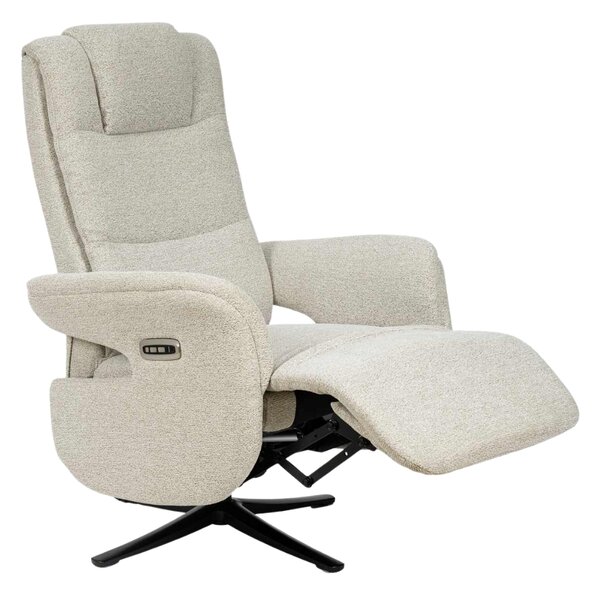Somcasa Béžové relaxační otočné křeslo Satomi