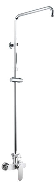 Mereo Mereo, Nástěnná sprchová baterie Mada 150 mm se sprchovou tyčí bez příslušenství, CBE60104SM